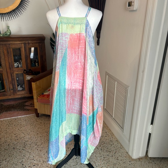 ANTHROPOLOGIE Lilka Annette Rainbow Asymmetrical Swing Dress! Excellent cond. S - Picture 7 of 12